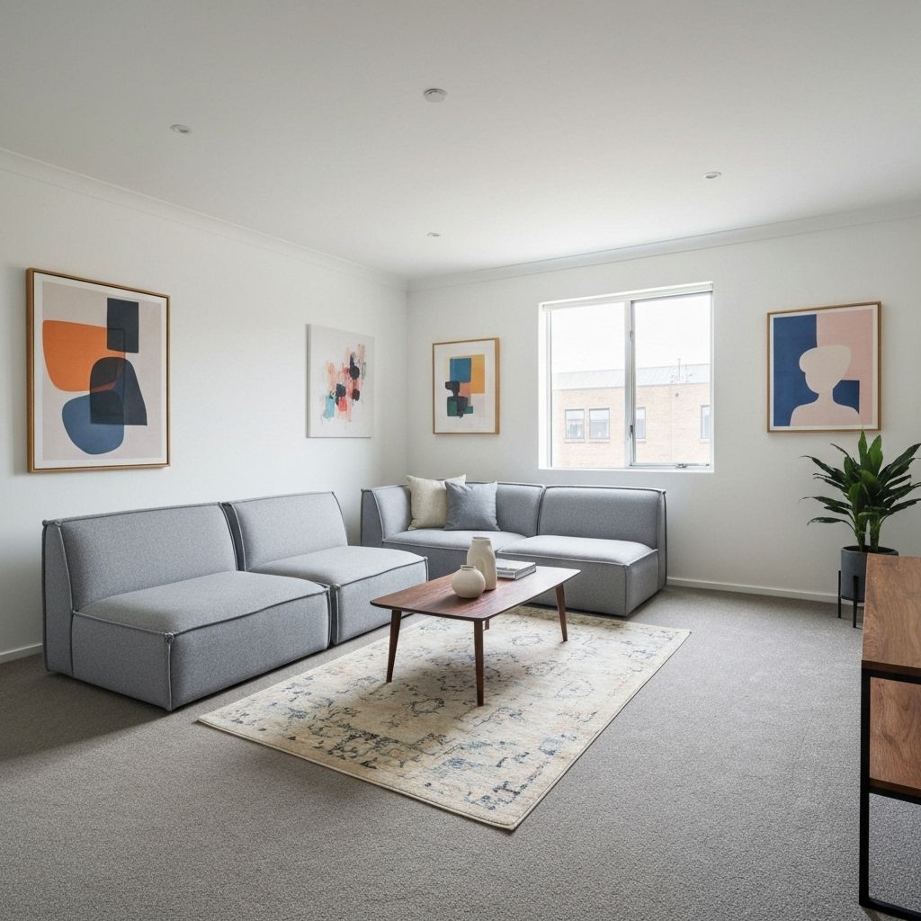 Contemporary apartment living room