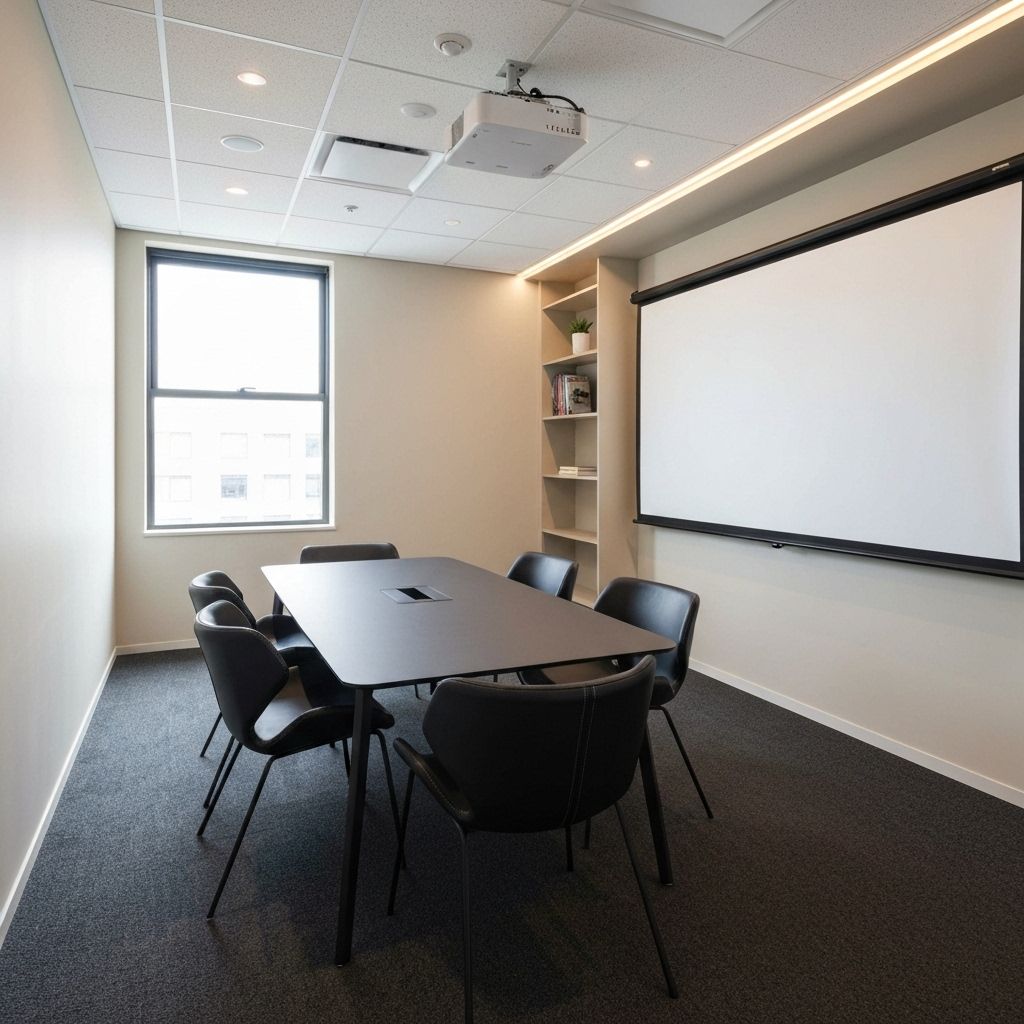 Minimal office meeting room fit-out